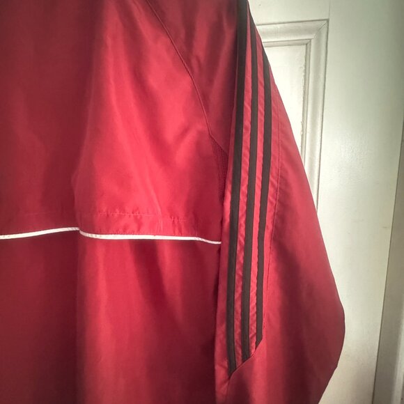 Adidas Womens Size small Burgundy Zip up Jacket vented - Picture 5 of 6